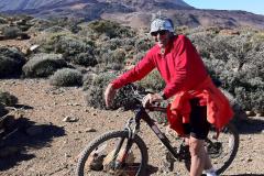Der Vermieter auf dem Teide im Winter